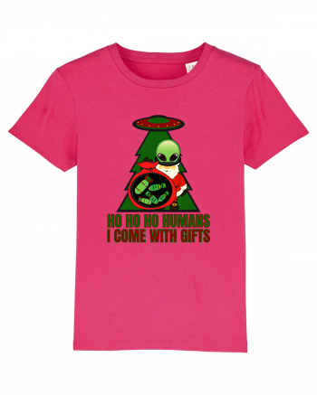 Funny Santa Claus Alien Raspberry