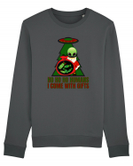 Funny Santa Claus Alien Bluză mânecă lungă Unisex Rise