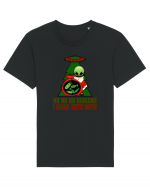 Funny Santa Claus Alien Tricou mânecă scurtă Unisex Rocker