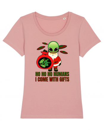 Funny Santa Claus Alien Canyon Pink