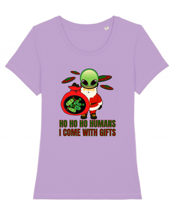 Funny Santa Claus Alien Lavender Dawn