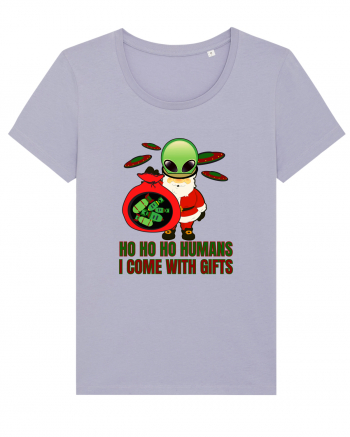 Funny Santa Claus Alien Lavender