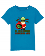 Funny Santa Claus Alien Tricou mânecă scurtă  Copii Mini Creator