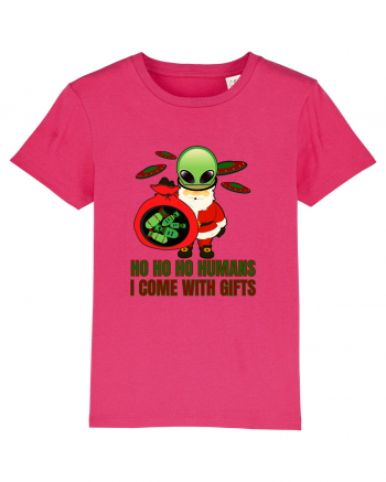 Funny Santa Claus Alien Raspberry