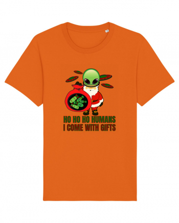 Funny Santa Claus Alien Bright Orange