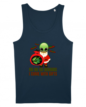 Funny Santa Claus Alien Navy