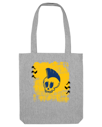 Punk skull Heather Grey