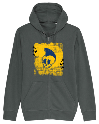 Punk skull Anthracite