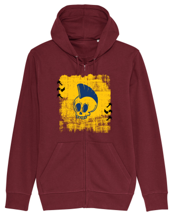 Punk skull Burgundy