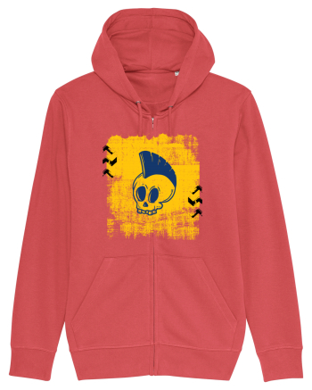 Punk skull Carmine Red