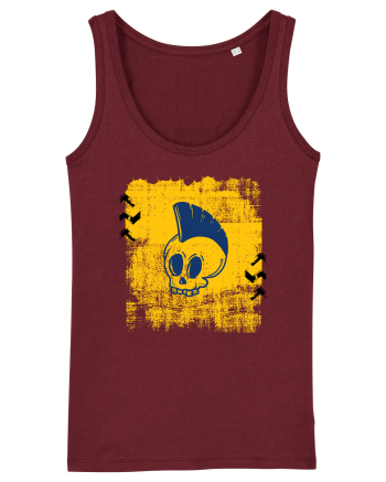 Punk skull Burgundy
