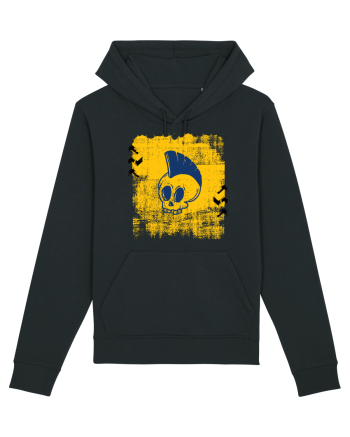 Punk skull Black