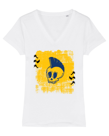 Punk skull White
