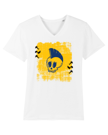 Punk skull White