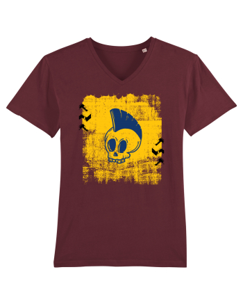 Punk skull Burgundy