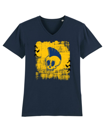 Punk skull French Navy