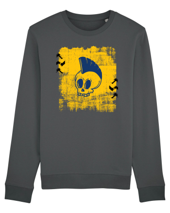 Punk skull Anthracite