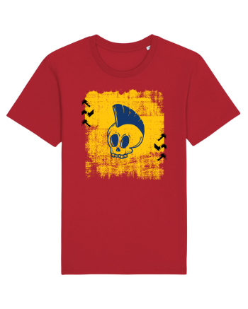 Punk skull Red