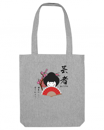 Geisha Kanji și Ilustrație (negru) Heather Grey