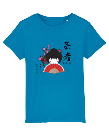 Geisha Kanji și Ilustrație (negru) Azur