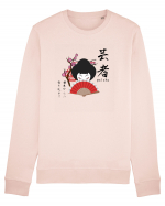 Geisha Kanji și Ilustrație (negru) Bluză mânecă lungă Unisex Rise