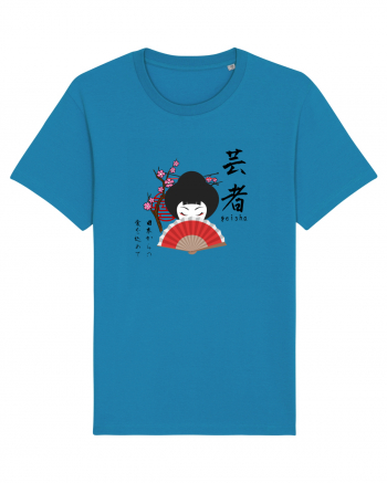 Geisha Kanji și Ilustrație (negru) Azur