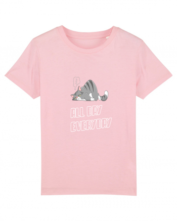 Funny Cool Lazy Cat Cotton Pink