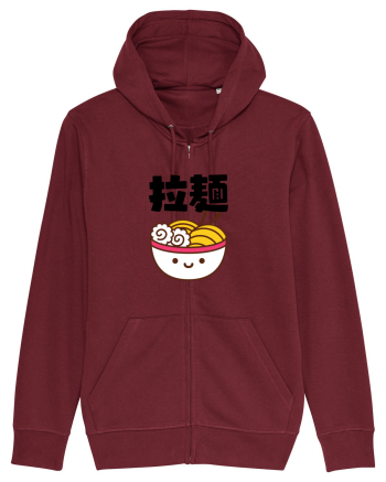 Ramen Bowl Kanji (negru) Burgundy