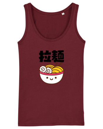 Ramen Bowl Kanji (negru) Burgundy