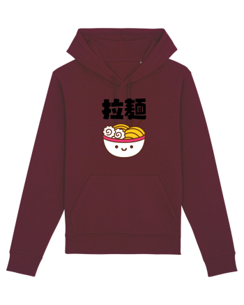 Ramen Bowl Kanji (negru) Burgundy