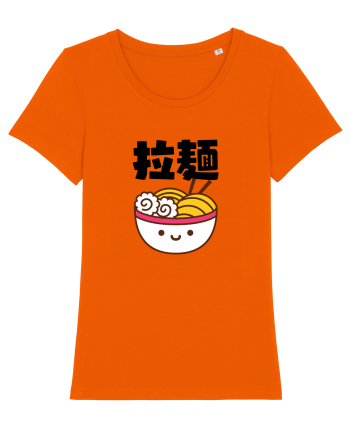 Ramen Bowl Kanji (negru) Bright Orange