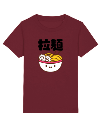 Ramen Bowl Kanji (negru) Burgundy