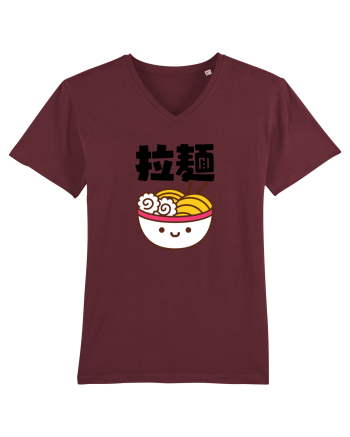 Ramen Bowl Kanji (negru) Burgundy
