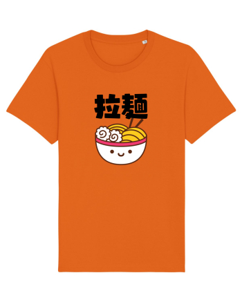 Ramen Bowl Kanji (negru) Bright Orange