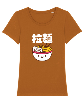 Ramen Bowl Kanji (alb) Roasted Orange