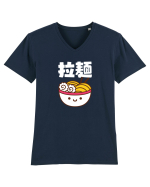 Ramen Bowl Kanji (alb) Tricou mânecă scurtă guler V Bărbat Presenter