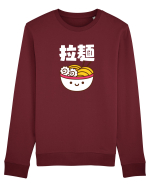 Ramen Bowl Kanji (alb) Bluză mânecă lungă Unisex Rise