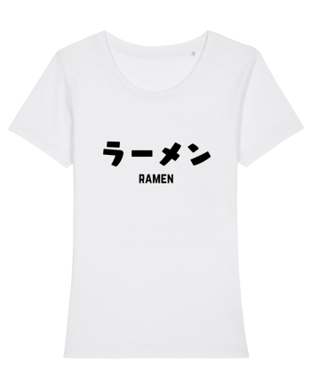 Ramen Katakana (negru) White