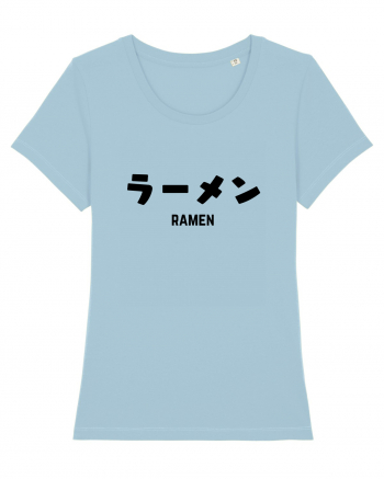 Ramen Katakana (negru) Sky Blue