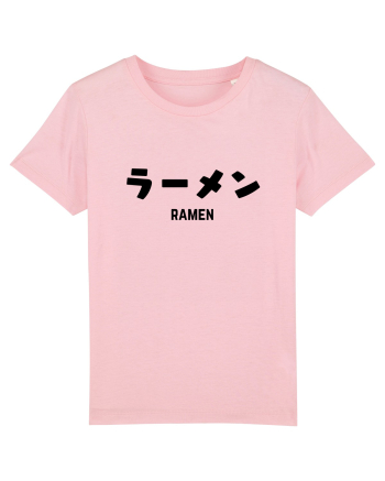 Ramen Katakana (negru) Cotton Pink