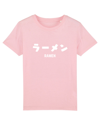 Ramen Katakana (alb) Cotton Pink