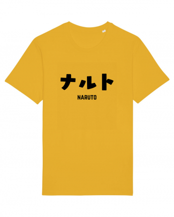 Naruto Katakana (negru) Spectra Yellow