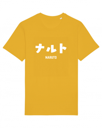 Naruto Katakana (alb) Spectra Yellow