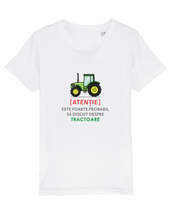 Atentie Discut  Despre Tractoare Tricou mânecă scurtă  Copii Mini Creator