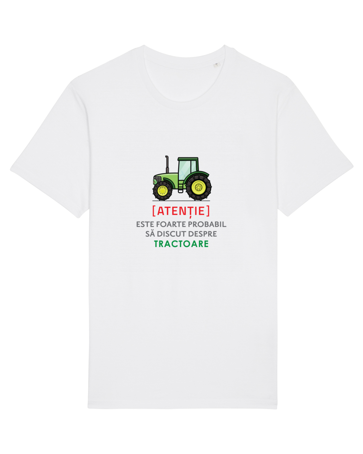 Tricou mânecă scurtă Unisex Rocker White