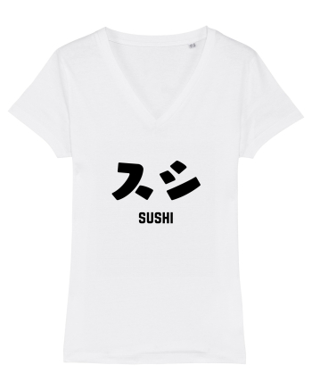 Sushi Katakana (negru) White