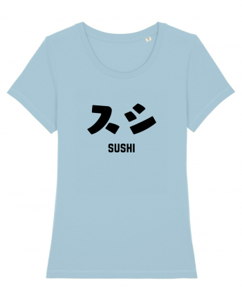 Sushi Katakana (negru) Sky Blue