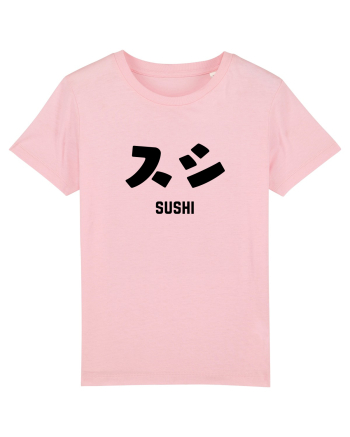 Sushi Katakana (negru) Cotton Pink