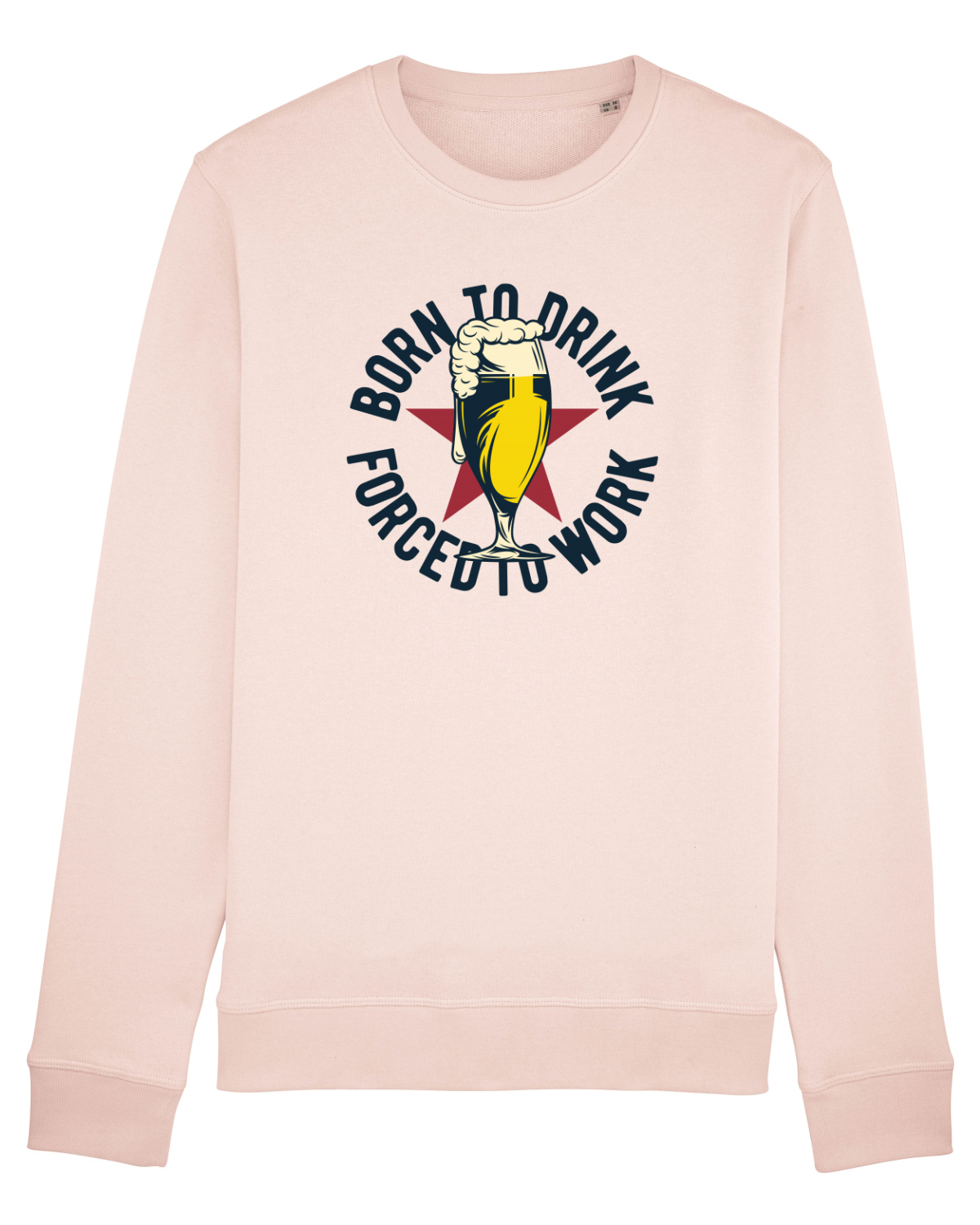 Bluză mânecă lungă Unisex Rise Candy Pink