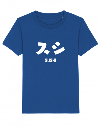 Sushi Katakana (alb) Majorelle Blue
